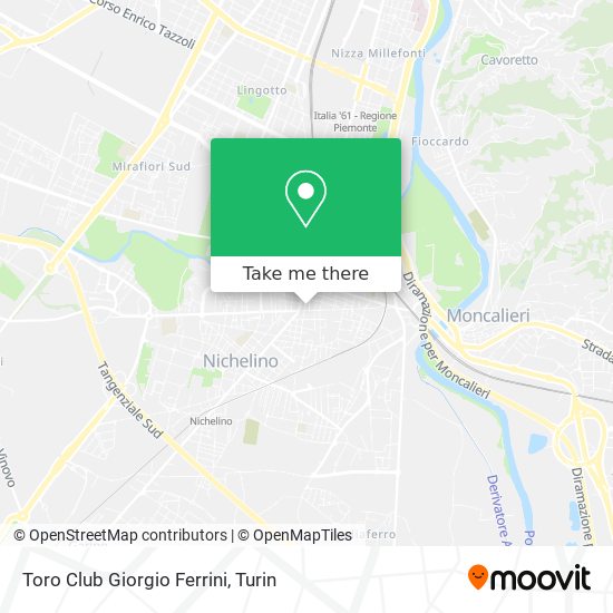 Toro Club Giorgio Ferrini map