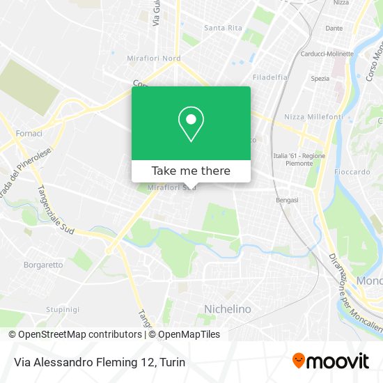 Via Alessandro Fleming 12 map