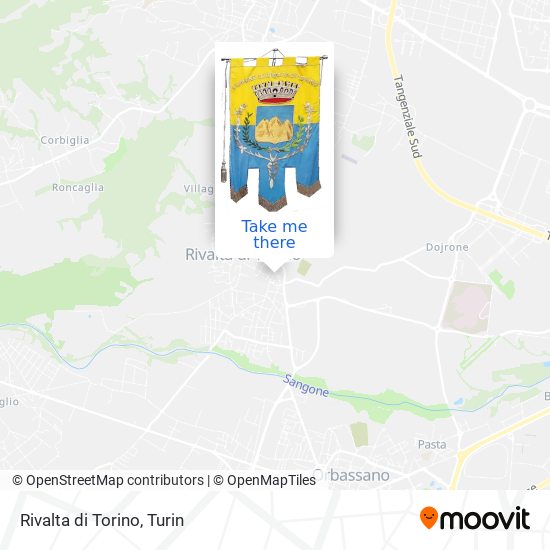 Rivalta di Torino map