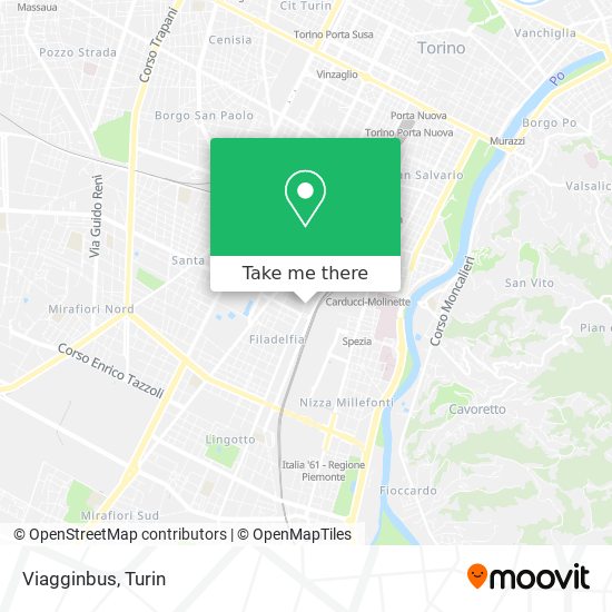 Viagginbus map