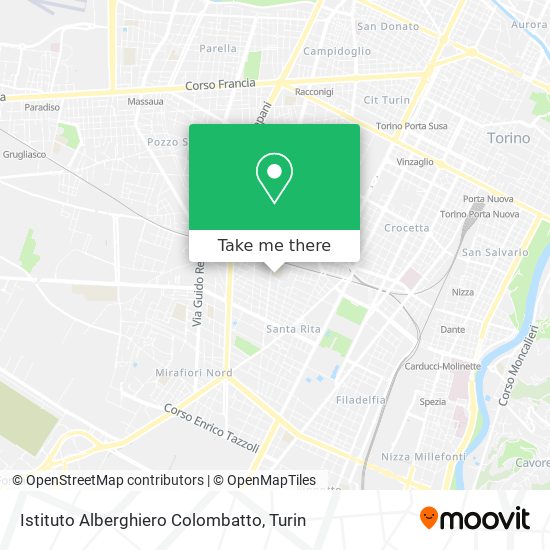 Istituto Alberghiero Colombatto map