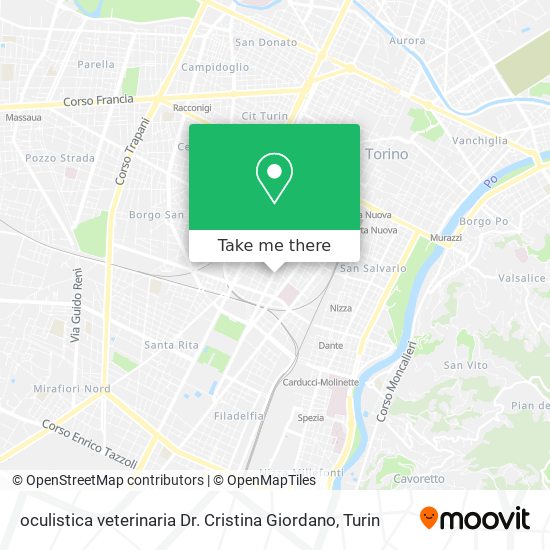 oculistica veterinaria Dr. Cristina Giordano map