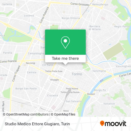 Studio Medico Ettore Giugiaro map