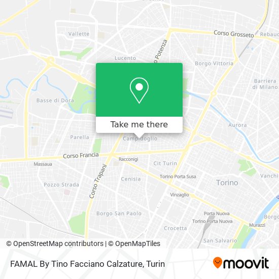 FAMAL By Tino Facciano Calzature map