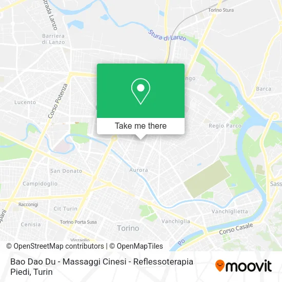 Bao Dao Du - Massaggi Cinesi - Reflessoterapia Piedi map