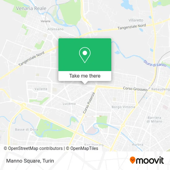 Manno Square map