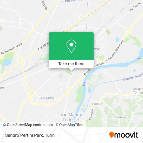 Sandro Pertini Park map