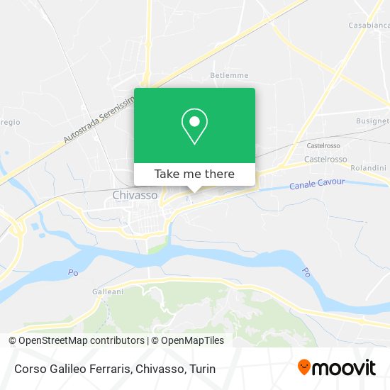 Corso Galileo Ferraris, Chivasso map