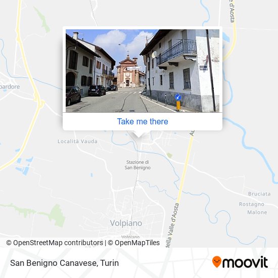 San Benigno Canavese map