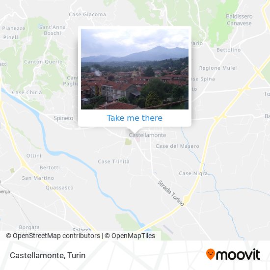 Castellamonte map