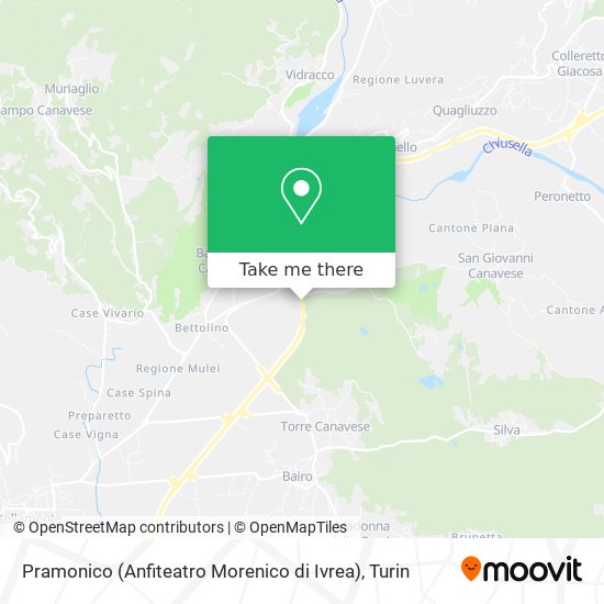 Pramonico (Anfiteatro Morenico di Ivrea) map