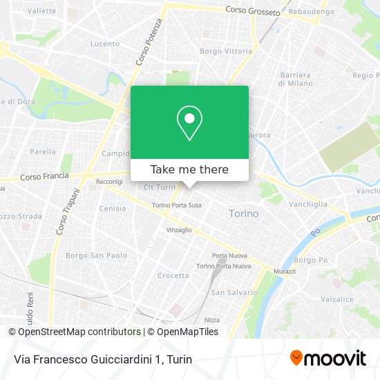 Via Francesco Guicciardini  1 map