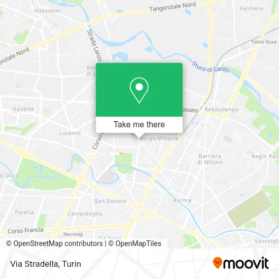 Stradella Street map