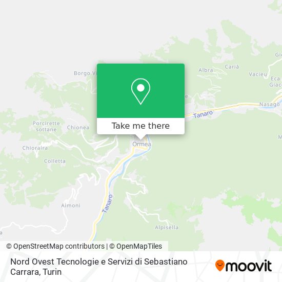 Nord Ovest Tecnologie e Servizi di Sebastiano Carrara map