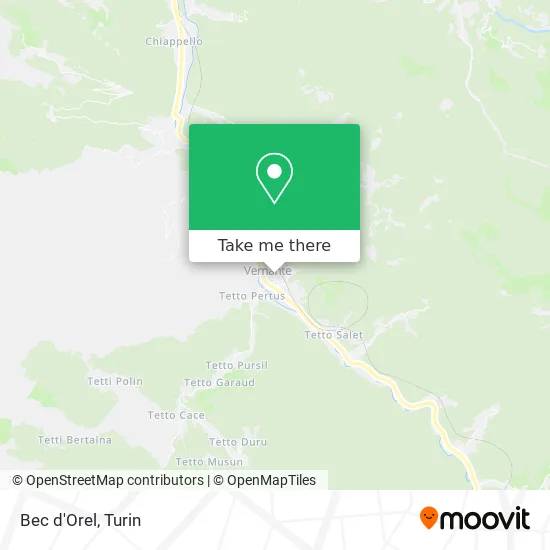 Bec d'Orel map