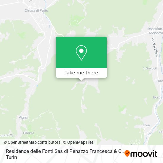 Residence delle Fonti Sas di Penazzo Francesca & C. map