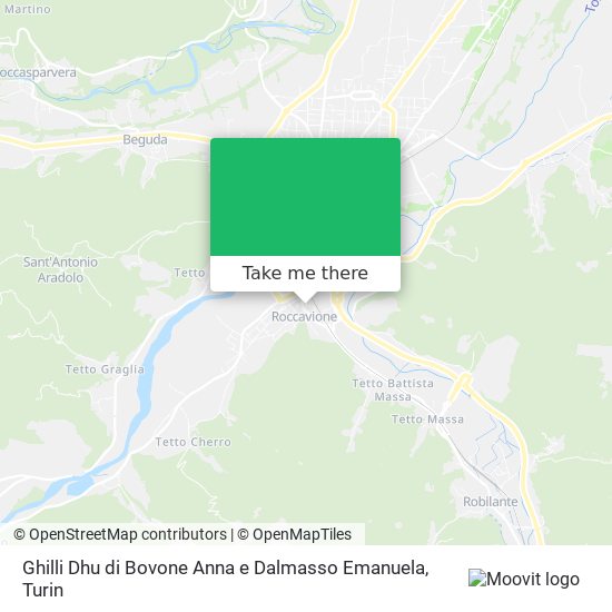 Ghilli Dhu di Bovone Anna e Dalmasso Emanuela map