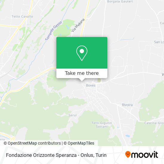Fondazione Orizzonte Speranza - Onlus map