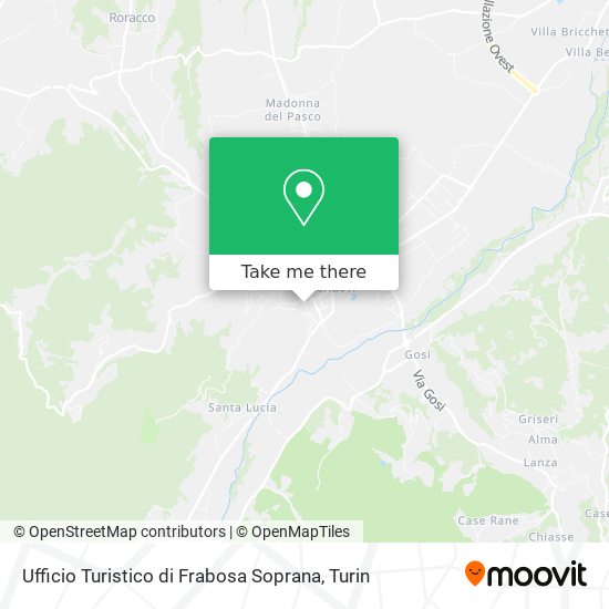 Ufficio Turistico di Frabosa Soprana map