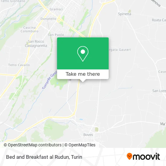 Bed and Breakfast al Rudun map