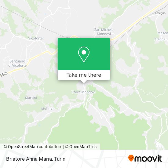 Briatore Anna Maria map