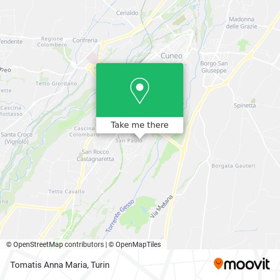 Tomatis Anna Maria map