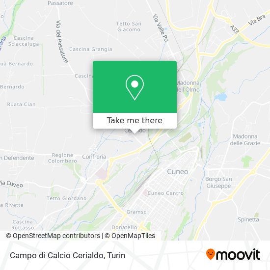 Campo di Calcio Cerialdo map