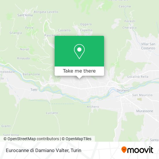 Eurocanne di Damiano Valter map