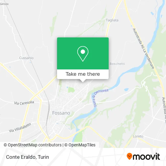 Conte Eraldo map