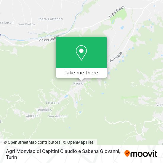 Agri Monviso di Capitini Claudio e Sabena Giovanni map