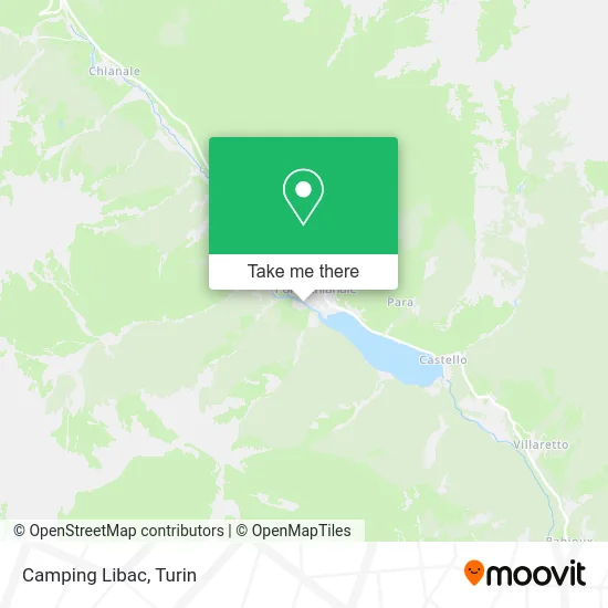 Libac Camping map
