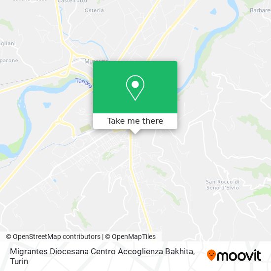 Migrantes Diocesana Centro Accoglienza Bakhita map