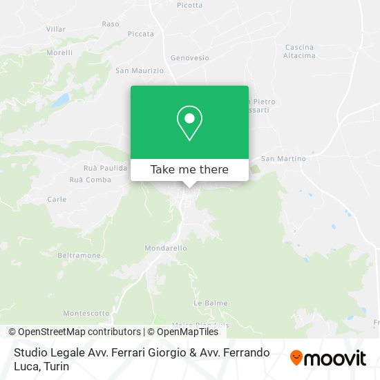 Studio Legale Avv. Ferrari Giorgio & Avv. Ferrando Luca map