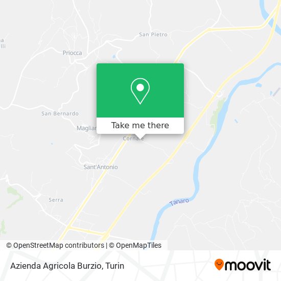 Azienda Agricola Burzio map