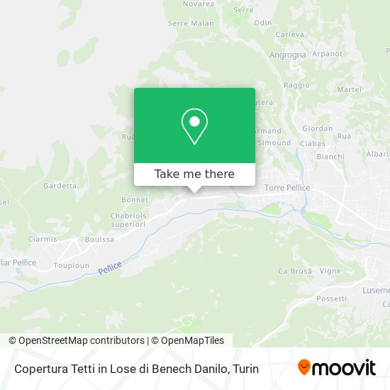 Copertura Tetti in Lose di Benech Danilo map
