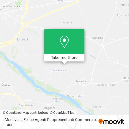 Manavella Felice Agenti Rappresentanti Commercio map