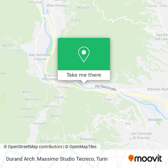Durand Arch. Massimo Studio Tecnico map