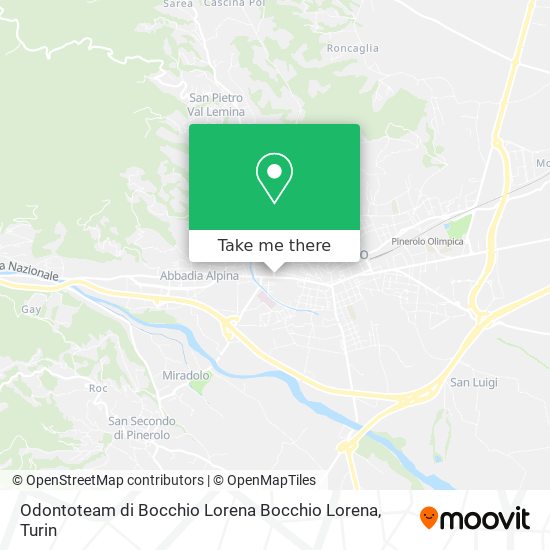 Odontoteam di Bocchio Lorena Bocchio Lorena map
