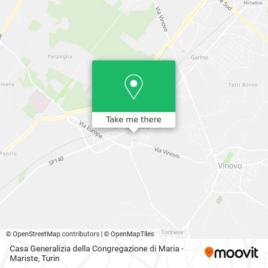 Casa Generalizia della Congregazione di Maria - Mariste map