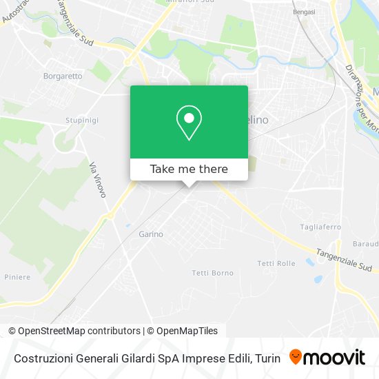 Costruzioni Generali Gilardi SpA Imprese Edili map