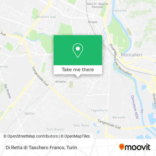 Di.Retta of Taschero Franco map