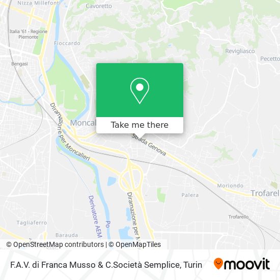 F.A.V. di Franca Musso & C.Società Semplice map