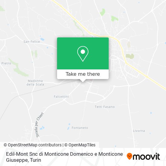 Edil-Mont Snc di Monticone Domenico e Monticone Giuseppe map