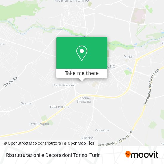 Ristrutturazioni e Decorazioni Torino map
