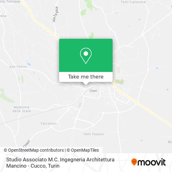 Studio Associato M.C. Ingegneria Architettura Mancino - Cucco map