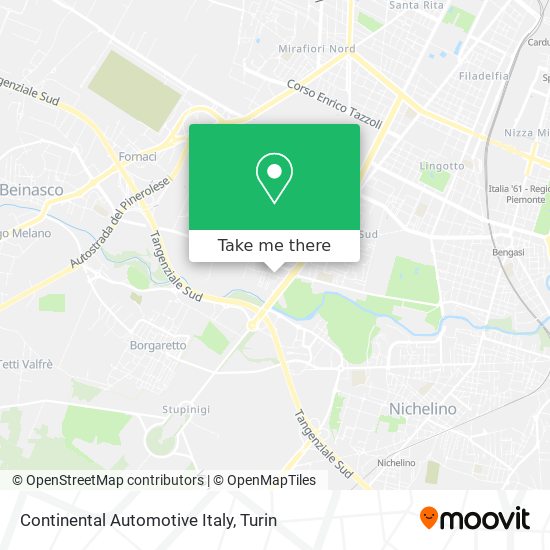 Continental Automotive Italy map