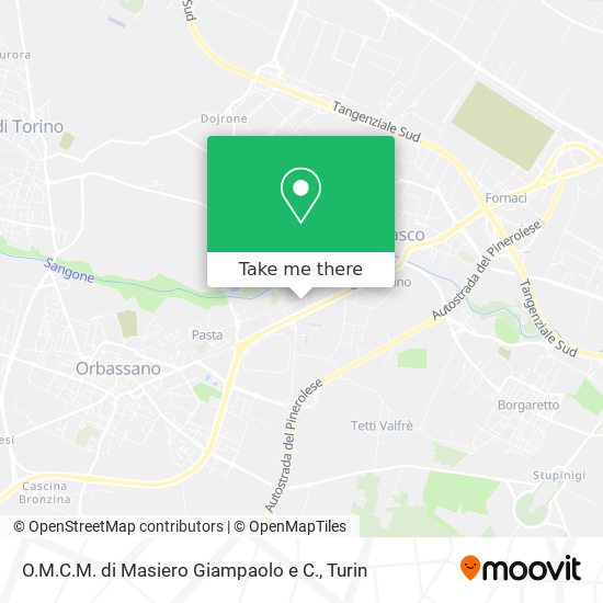 O.M.C.M. di Masiero Giampaolo e C. map