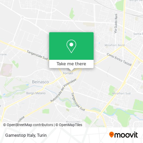 Gamestop Italy map