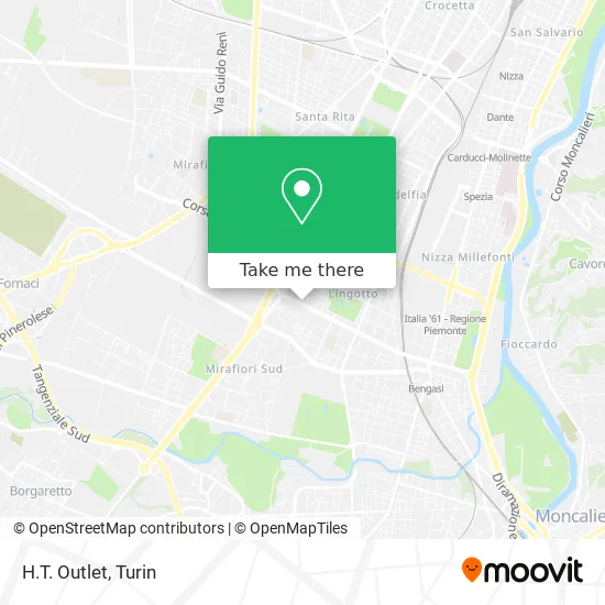 H.T. Outlet map