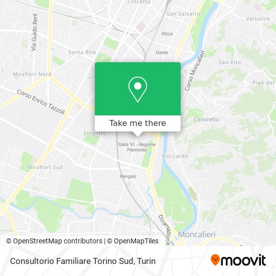 Consultorio Familiare Torino Sud map